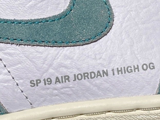 Rep Green Jordan Air Turbo OG 1 555088-311 High Retro 0705